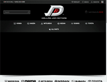 Tablet Screenshot of dallasjdmmotors.com